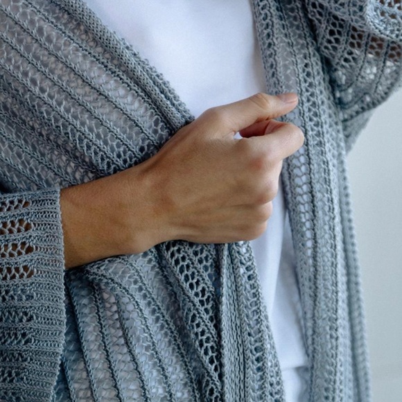 Málaga Cardigan Duster in Linen (Small) by Jarbo! - Picture 5 of 9